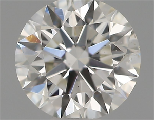 Picture of Natural Diamond 0.40 Carats, Round with Excellent Cut, H Color, VS2 Clarity and Certified by IGI