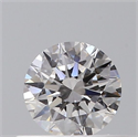 Natural Diamond 0.40 Carats, Round with Excellent Cut, E Color, VS2 Clarity and Certified by GIA