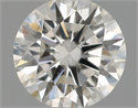 Natural Diamond 0.47 Carats, Round with Excellent Cut, H Color, SI1 Clarity and Certified by GIA