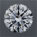 Natural Diamond 0.41 Carats, Round with Excellent Cut, F Color, I1 Clarity and Certified by GIA