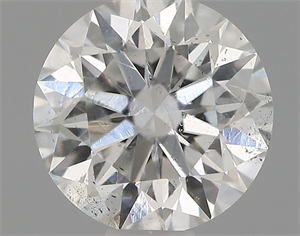 Picture of Natural Diamond 0.54 Carats, Round with Excellent Cut, F Color, SI1 Clarity and Certified by IGI