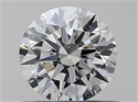 Natural Diamond 0.50 Carats, Round with Excellent Cut, J Color, VS1 Clarity and Certified by GIA