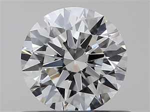 Picture of Natural Diamond 0.50 Carats, Round with Excellent Cut, J Color, VS1 Clarity and Certified by GIA