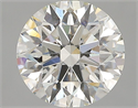 Natural Diamond 2.05 Carats, Round with Excellent Cut, H Color, VS2 Clarity and Certified by GIA