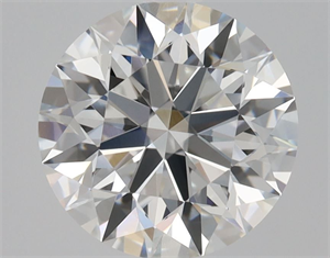 Picture of Natural Diamond 1.38 Carats, Round with Excellent Cut, E Color, VVS1 Clarity and Certified by GIA