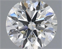 Natural Diamond 0.41 Carats, Round with Excellent Cut, H Color, VS1 Clarity and Certified by IGI