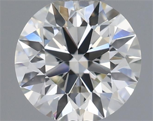 Picture of Natural Diamond 0.41 Carats, Round with Excellent Cut, H Color, VS1 Clarity and Certified by IGI