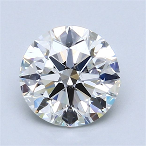 Picture of Natural Diamond 1.50 Carats, Round with Excellent Cut, F Color, SI1 Clarity and Certified by GIA