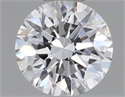 Natural Diamond 0.44 Carats, Round with Excellent Cut, D Color, VS2 Clarity and Certified by GIA