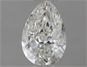 Natural Diamond 0.70 Carats, Pear with  Cut, H Color, VVS2 Clarity and Certified by GIA