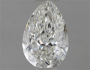 Picture of Natural Diamond 0.70 Carats, Pear with  Cut, H Color, VVS2 Clarity and Certified by GIA