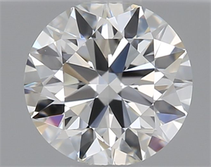 Picture of Natural Diamond 0.40 Carats, Round with Excellent Cut, H Color, SI1 Clarity and Certified by GIA