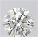 Natural Diamond 0.53 Carats, Round with Excellent Cut, J Color, VS1 Clarity and Certified by GIA