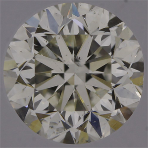 Picture of Natural Diamond 0.50 Carats, Round with Good Cut, K Color, SI2 Clarity and Certified by GIA