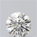 Natural Diamond 0.40 Carats, Round with Excellent Cut, K Color, VS1 Clarity and Certified by GIA