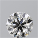 Natural Diamond 2.01 Carats, Round with Very Good Cut, H Color, SI1 Clarity and Certified by GIA