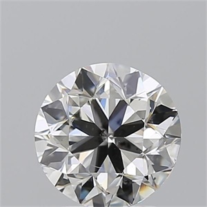 Picture of Natural Diamond 2.01 Carats, Round with Very Good Cut, H Color, SI1 Clarity and Certified by GIA