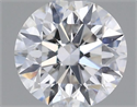 Natural Diamond 0.40 Carats, Round with Excellent Cut, F Color, SI2 Clarity and Certified by GIA