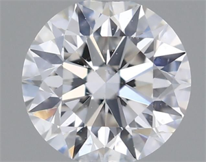 Picture of Natural Diamond 0.40 Carats, Round with Excellent Cut, F Color, SI2 Clarity and Certified by GIA