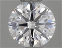 Natural Diamond 0.47 Carats, Round with Excellent Cut, H Color, IF Clarity and Certified by GIA