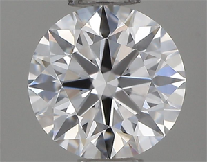 Picture of Natural Diamond 0.47 Carats, Round with Excellent Cut, H Color, IF Clarity and Certified by GIA