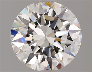 Picture of Natural Diamond 2.03 Carats, Round with Excellent Cut, I Color, VVS2 Clarity and Certified by GIA