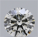 Natural Diamond 0.51 Carats, Round with Excellent Cut, H Color, SI2 Clarity and Certified by IGI