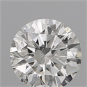 Natural Diamond 0.51 Carats, Round with Excellent Cut, G Color, I1 Clarity and Certified by IGI