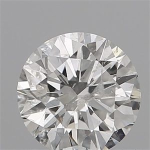 Picture of Natural Diamond 0.51 Carats, Round with Excellent Cut, G Color, I1 Clarity and Certified by IGI