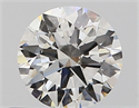 Natural Diamond 0.46 Carats, Round with Excellent Cut, H Color, SI1 Clarity and Certified by GIA