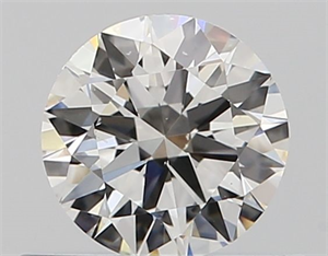 Picture of Natural Diamond 0.46 Carats, Round with Excellent Cut, H Color, SI1 Clarity and Certified by GIA