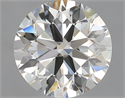 Natural Diamond 2.01 Carats, Round with Excellent Cut, H Color, VVS2 Clarity and Certified by GIA