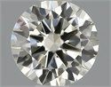 Natural Diamond 0.40 Carats, Round with Excellent Cut, I Color, VS2 Clarity and Certified by IGI