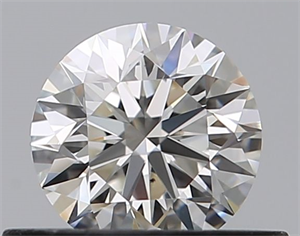 Picture of Natural Diamond 0.43 Carats, Round with Excellent Cut, I Color, VS2 Clarity and Certified by GIA