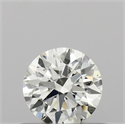 Natural Diamond 0.40 Carats, Round with Excellent Cut, I Color, SI1 Clarity and Certified by GIA