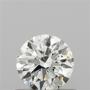 Picture of Natural Diamond 0.40 Carats, Round with Excellent Cut, I Color, SI1 Clarity and Certified by GIA