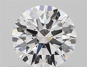 Picture of Natural Diamond 0.42 Carats, Round with Excellent Cut, D Color, VS2 Clarity and Certified by GIA