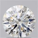 Natural Diamond 1.70 Carats, Round with Excellent Cut, H Color, VS2 Clarity and Certified by GIA