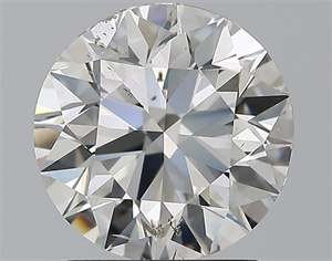 Picture of Natural Diamond 2.00 Carats, Round with Excellent Cut, G Color, SI1 Clarity and Certified by GIA