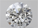 Natural Diamond 0.40 Carats, Round with Good Cut, J Color, VVS1 Clarity and Certified by GIA