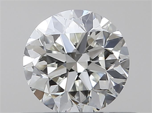 Picture of Natural Diamond 0.40 Carats, Round with Good Cut, J Color, VVS1 Clarity and Certified by GIA