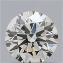 Natural Diamond 0.58 Carats, Round with Excellent Cut, H Color, VS1 Clarity and Certified by IGI