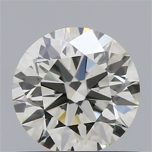 Picture of Natural Diamond 0.58 Carats, Round with Excellent Cut, H Color, VS1 Clarity and Certified by IGI