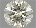 Natural Diamond 0.73 Carats, Round with Excellent Cut, J Color, SI2 Clarity and Certified by IGI