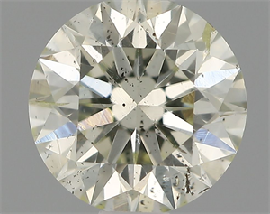 Picture of Natural Diamond 0.73 Carats, Round with Excellent Cut, J Color, SI2 Clarity and Certified by IGI