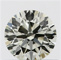 Natural Diamond 0.41 Carats, Round with Excellent Cut, K Color, SI1 Clarity and Certified by IGI