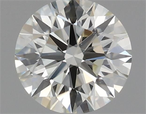 Picture of Natural Diamond 0.61 Carats, Round with Excellent Cut, J Color, VS1 Clarity and Certified by IGI