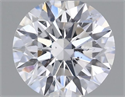 Natural Diamond 0.41 Carats, Round with Excellent Cut, D Color, SI2 Clarity and Certified by GIA