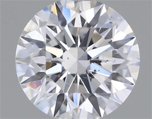 Picture of Natural Diamond 0.41 Carats, Round with Excellent Cut, D Color, SI2 Clarity and Certified by GIA