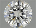 Natural Diamond 0.41 Carats, Round with Excellent Cut, G Color, SI1 Clarity and Certified by GIA